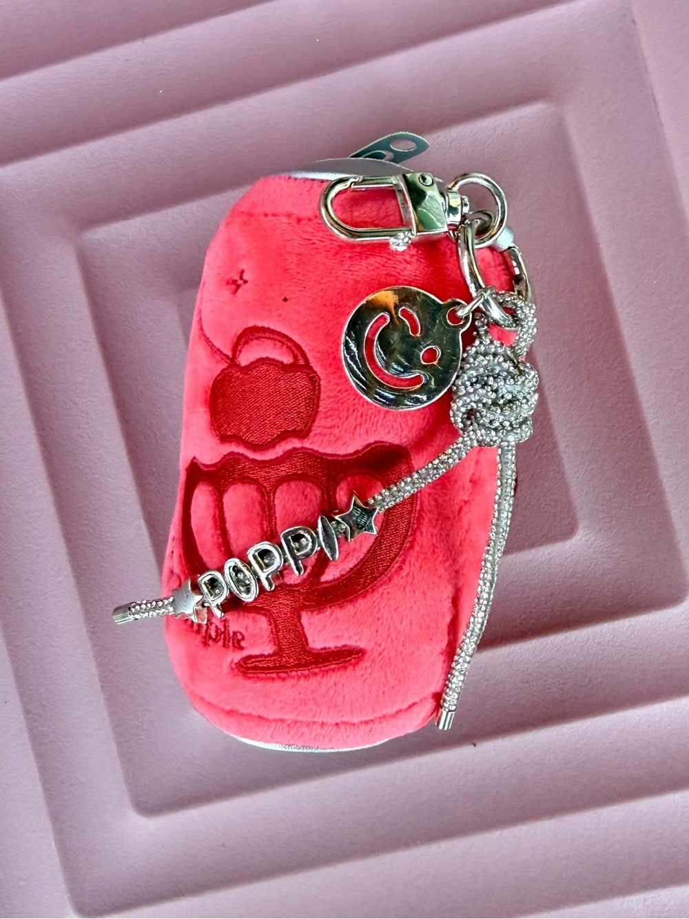 Poppi plush keychain